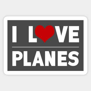 Love Planes Plane Spotters Sticker